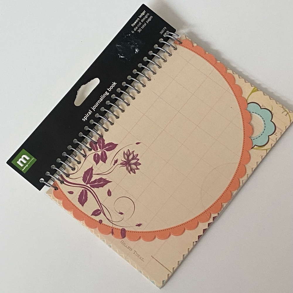 Floral Spiral Planning Book